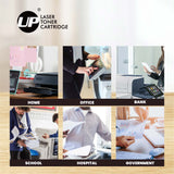 4-Pack UP Compatible Toner Cartridge 305A 304A 312A (Black, Cyan, Yellow, Magenta)